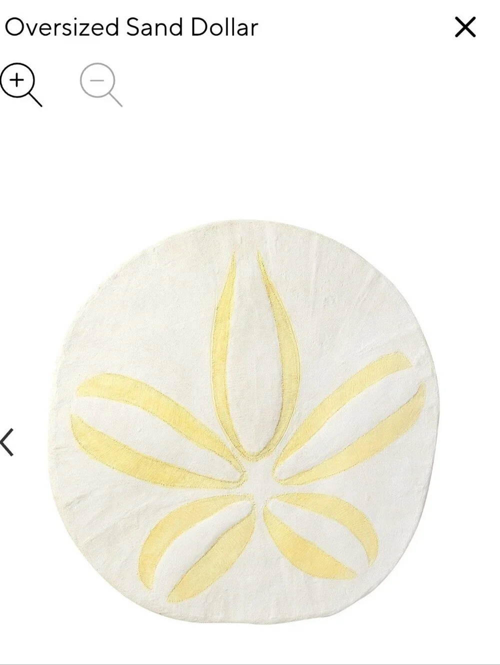 Jumbo Huge Pottery Barn Oversized Sand Dollar Coastal Beach Wall Art Rare